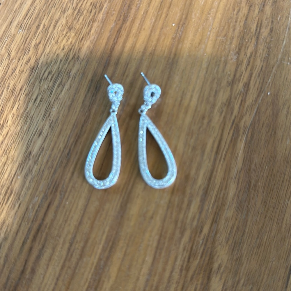 Swarovski crystal dangle earring.